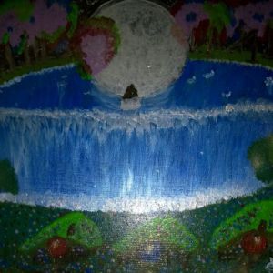 Voir le détail de cette oeuvre: lune prenant un bain
